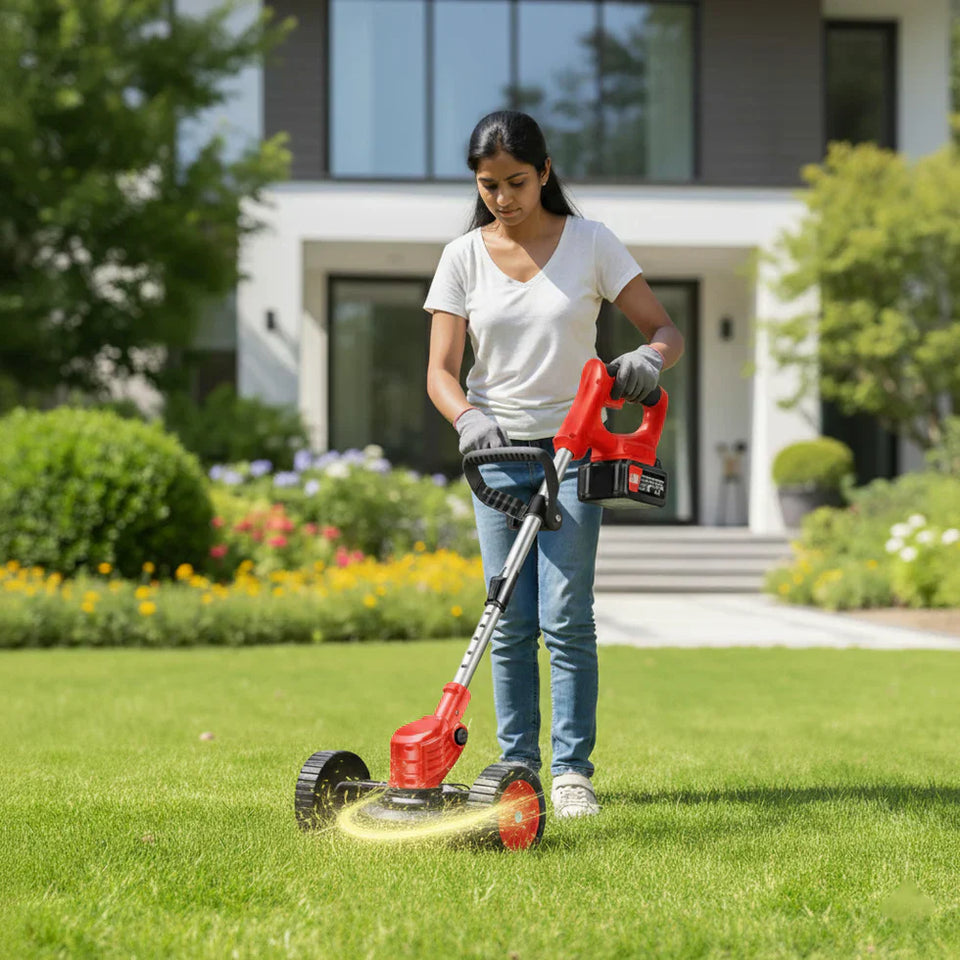 MYBAE Electric Wireless Rechargeable Grass Cutter “Comes with a Warranty”