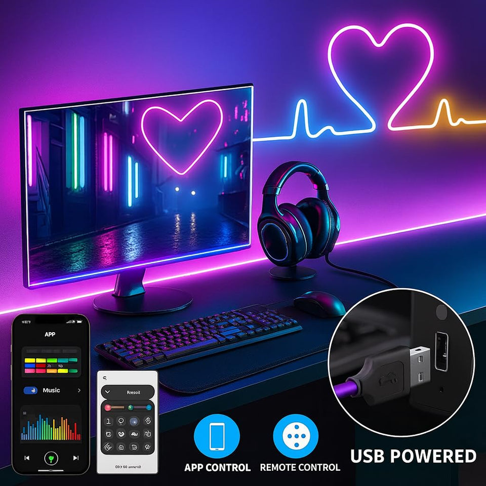 MYBAE  USB RGB Neon LED Strip Light