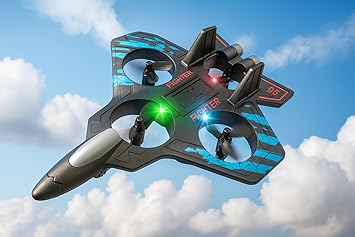 ocvito Fighter Plane RC Plane - 2.4 GHz Remote Controlled Fighter Plane || RC Airplane Easy to Fly Stable Jet Fighter Toys for Kids