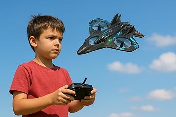 ocvito Fighter Plane RC Plane - 2.4 GHz Remote Controlled Fighter Plane || RC Airplane Easy to Fly Stable Jet Fighter Toys for Kids